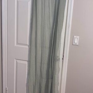 Sheer cheesecloth table runners